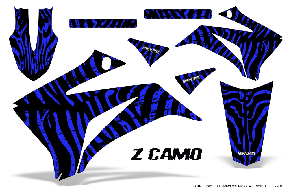 Yamaha TTR 125 08-12 Graphics Kit ZCamo Blue